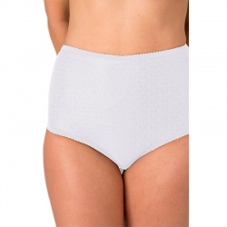 CUI Ladies' White Full Briefs Ostomy Underwear with Twin Pocket